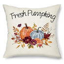 Harvest Pumpkin Truck Maple Leaf Pillow Case for Autumn Home Decor - Ljojo