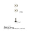 ELZRA Modern LED Floor Lamp White Marble Ljojo Brand