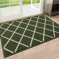 Ljojo Low-Profile Indoor Doormat Washable Absorbent Resist Dirt Non Slip Entryway Mats