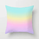 Gradient Ice Cream Color Polyester Pillow Cover by Ljojo - 45x45CM