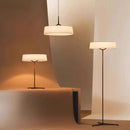 Ljojo LED Fabric Pendant Light - Modern Circular Hanging Lamp for Living, Dining, Bedroom, Kitchen, Island & Restaurant