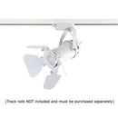 Ljojo 4-Light Industrial Track Spotlight for Mall Exhibition Office LED Spot Lighting