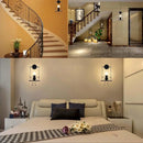 Ljojo Little Man Bedside Light: Modern LED Sconce for Children's Bedroom