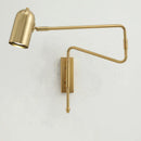 Ljojo Long-Arm Wall Lamp, Adjustable & Retractable with Switch, E27 Bedside Reading Light