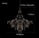 Ljojo Italian Minimalist LED Starry Sky Ceiling Pendant Light Chandelier Fixtures