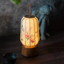 LED Hand Art Drawing Decoration Portable Table Lamp Traditional Style for Tea Room by Ljojo
