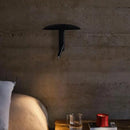LED Rotatable Mushroom Wall Lamp Metal Switch Bedroom Dining Room Hotel Black Orange Beige by Ljojo