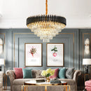 Ljojo Luxury Crystal Chandelier for Living Room and Dining Room