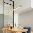 Ljojo Minimalist Walnut Wood Chandelier Pendant Light for Home Room Decoration