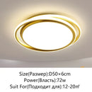 Ljojo LED Ceiling Light: Modern Minimalist Bedroom Chandelier for Living Room, Children's Room