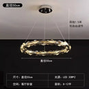 Ljojo Modern Minimalist LED Crystal Chandelier for Living Room 2025 - New Light Luxury Design
