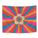 Boho Sun Moon Phase Rainbow Tapestry by Ljojo - Bedroom Decor Bedspread