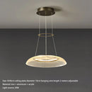 Ljojo Modern Acrylic Multi-layer Chandelier LED Pendant Light for Living Room and Bedroom