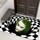 Ljojo 3D Optical Illusion Entrance Carpet: Trippy Living Room Rug for Hallway, Bedroom, Bathroom