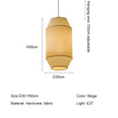 Nordic Wabi-Sabi Fabric Led Pendant Chandelier by Ljojo
