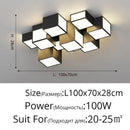 Nordic Designer LED Ceiling Lamp with Remote Dimming - Modern Lustres for Living Room and Bedroom by Ljojo