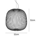 Ljojo Iron Pendant Light Modern Chandelier Living Dining Room Home Decoration