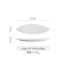 Ljojo Long Leaf Plate - Premium Ceramic Sushi Platter
