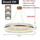 Ljojo Luxury Crystal Chandelier for Living Room Dining Home Decor
