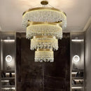 Ljojo Luxury Crystal Chandelier Pendant Lights for Living Dining Room
