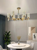 Ljojo Luxe Bubble Crystal Chandelier - Elegant Room Decor Lighting