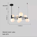 Ljojo Magic Bean Glass Ball Chandelier for Children's Room and Home Decor