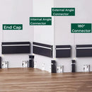 Ljojo LED Skirting Line Aluminum Profiles Conner Baseboard for Stair Floor Wall Decor