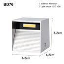12W LED Wall Lamp Modern Indoor Lighting Aluminum Sconces for Living Room Bedroom Ljojo