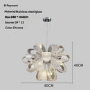 Nordic Modern Luxury Living Room Chandelier - Designer Art Restaurant Bedroom Bouquet - Ljojo