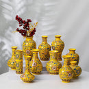 Ljojo™ Chinese Style Enamel Ceramic Vases Creative Home Office Decor