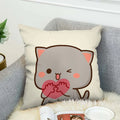 Ljojo Mochi Cat Luxury Cushion Cover Set for Sofa and Bed