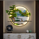 Ljojo 3D Chinese Landscape Wall Lamp for Home Living and Study