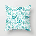 Ljojo Mint Green Geometric Print Lumbar Pillowcase