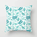 Ljojo Mint Green Geometric Print Lumbar Pillowcase
