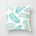 Ljojo Mint Green Geometric Print Lumbar Pillowcase