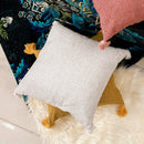 Ljojo Linen Pillow Cover, 45x45cm Decorative Cushion for Living Room Sofa