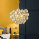 Bubble Glass LED Hanging Chandelier Lighting for Living Room Home Decor by Ljojo