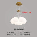 Ljojo Magic Bean Nordic Cream Chandelier - Modern Bedroom Lighting