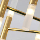 Ljojo Luxury Multi-Head Branch Chandelier Black/Gold LED Art for Home & Restaurant