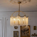 French Crystal Chandelier Retro Designer Art Ljojo Pendant Light for Bedroom Living Dining Room