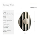 Ljojo Marble Wall Sconce: Modern Irregular Stone Lamp for Interior Decor
