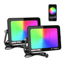Ljojo™ RGB Smart Floodlight: 16 Million Colors, Adjustable, Wireless Connectivity