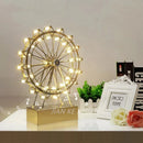 Ljojo LED Ferris Wheel Table Lamp Stainless Steel Night Light