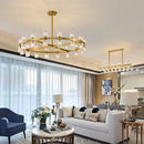 Vintage Living Room LED Pendant Light Crystal Lamp Brass/chromium/black Metal Dining Room Atmosphere Lighting by Ljojo