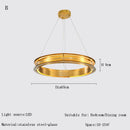 Modern Iron Round Chandelier Luxury Stand Lighting Palace Floor Large Hall Hanging Lamp