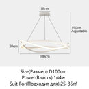Ljojo LED Chandelier Ring for Home Ceiling Decor Lighting Fixtures