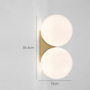 Ljojo Creative Glass LED Wall Lamp Modern Home Decor Bedroom Living Room Wall Light