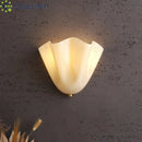 Ljojo Glass Petal LED Wall Lamp Creative Lights for Home Decoration Chandelier