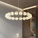 Ljojo Luxury Cream Magic Bean LED Chandelier