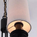 Retro Chandeliers Linen Cloth E14 Pendant Lights for Living Room & Dining Room by Ljojo